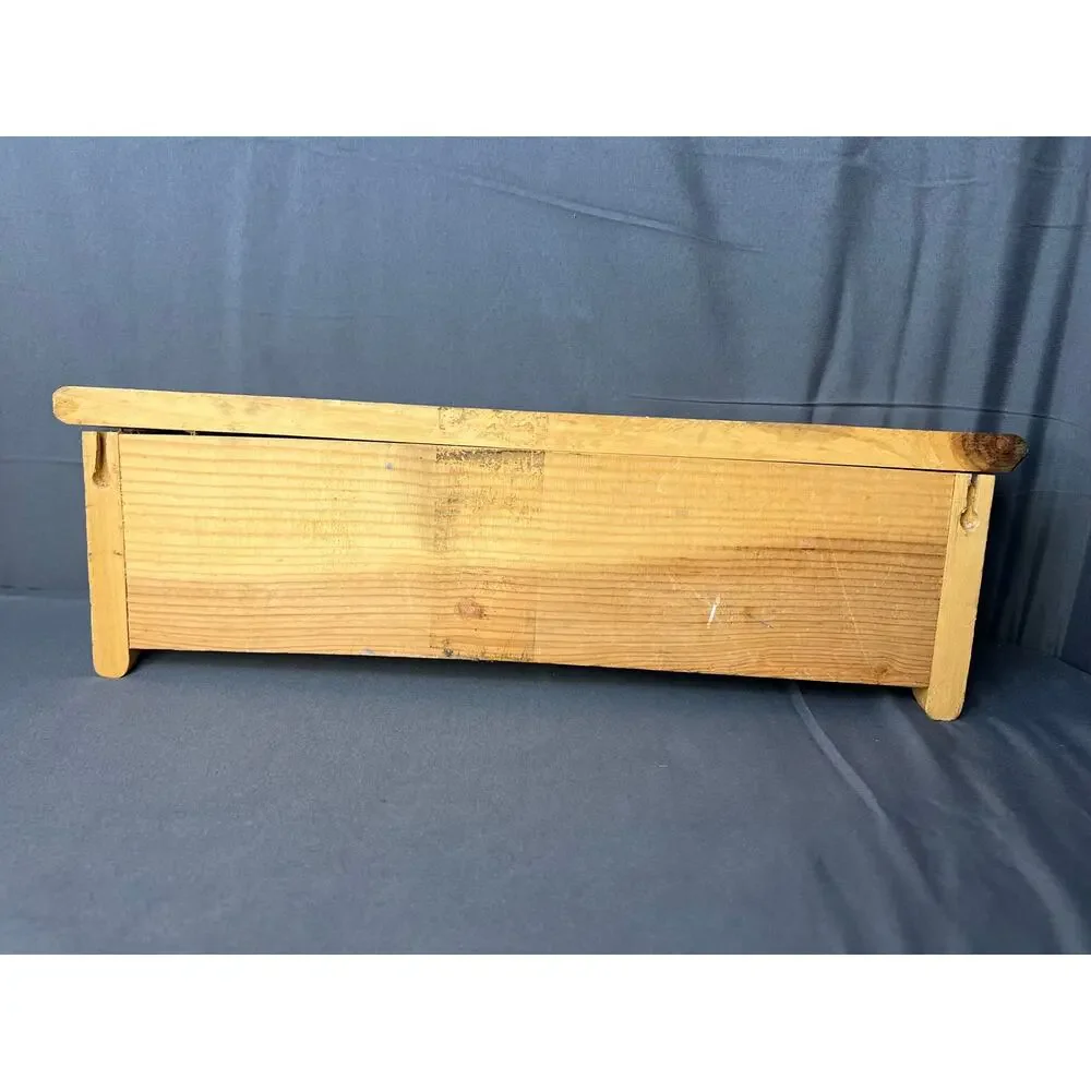 Vintage Wooden Coca-Cola Wall Shelf 18